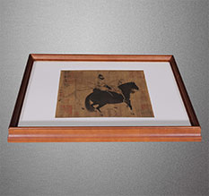 綦江书画装裱配框服务案例